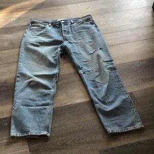 Everlane - Relaxed Straight Fit - Women’s size 28 - Organic Cotton - Button Fly